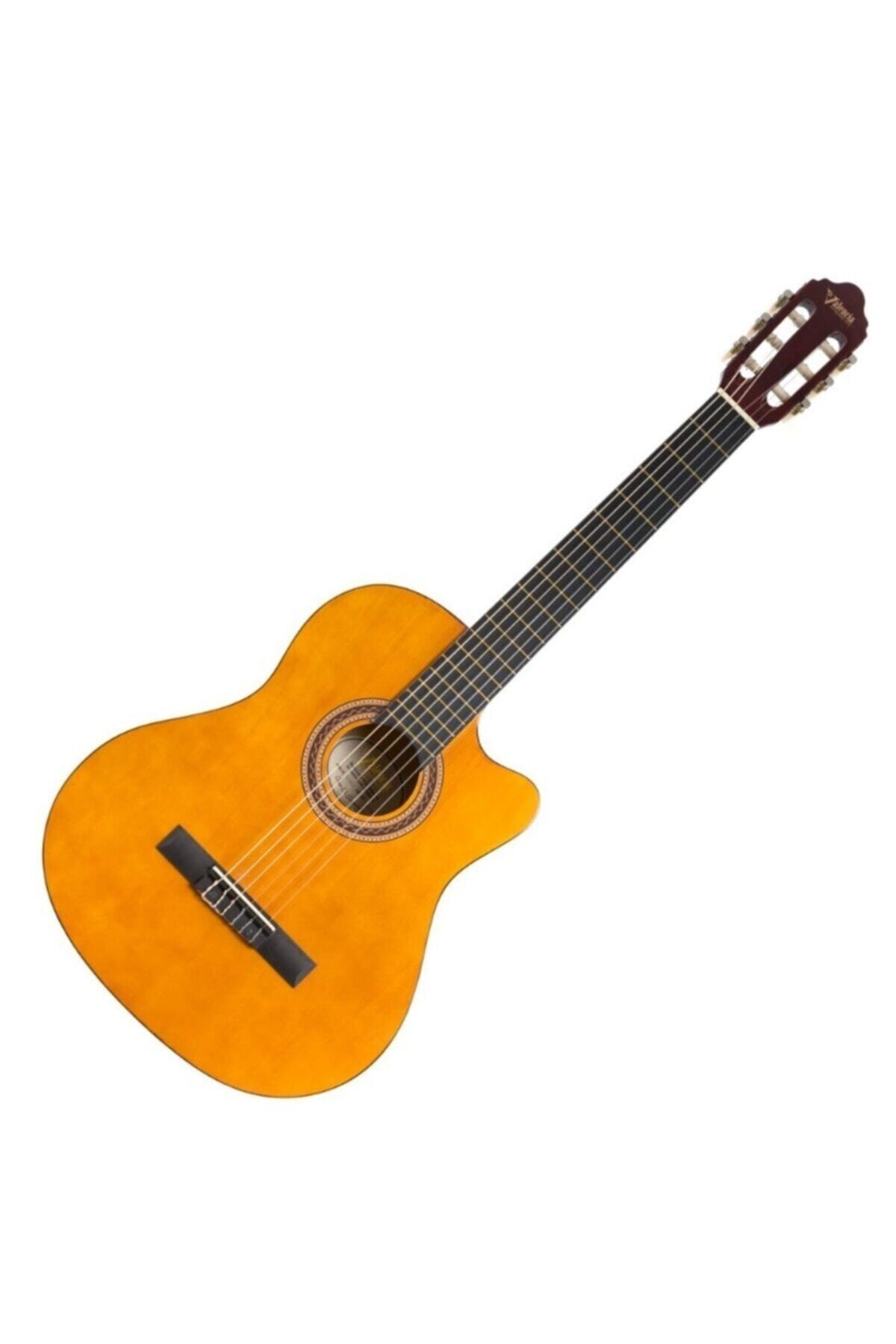 VALENCIA Vc104tc Klasik Gitar 4/4 Naturel Cutaway Sap Çelikli