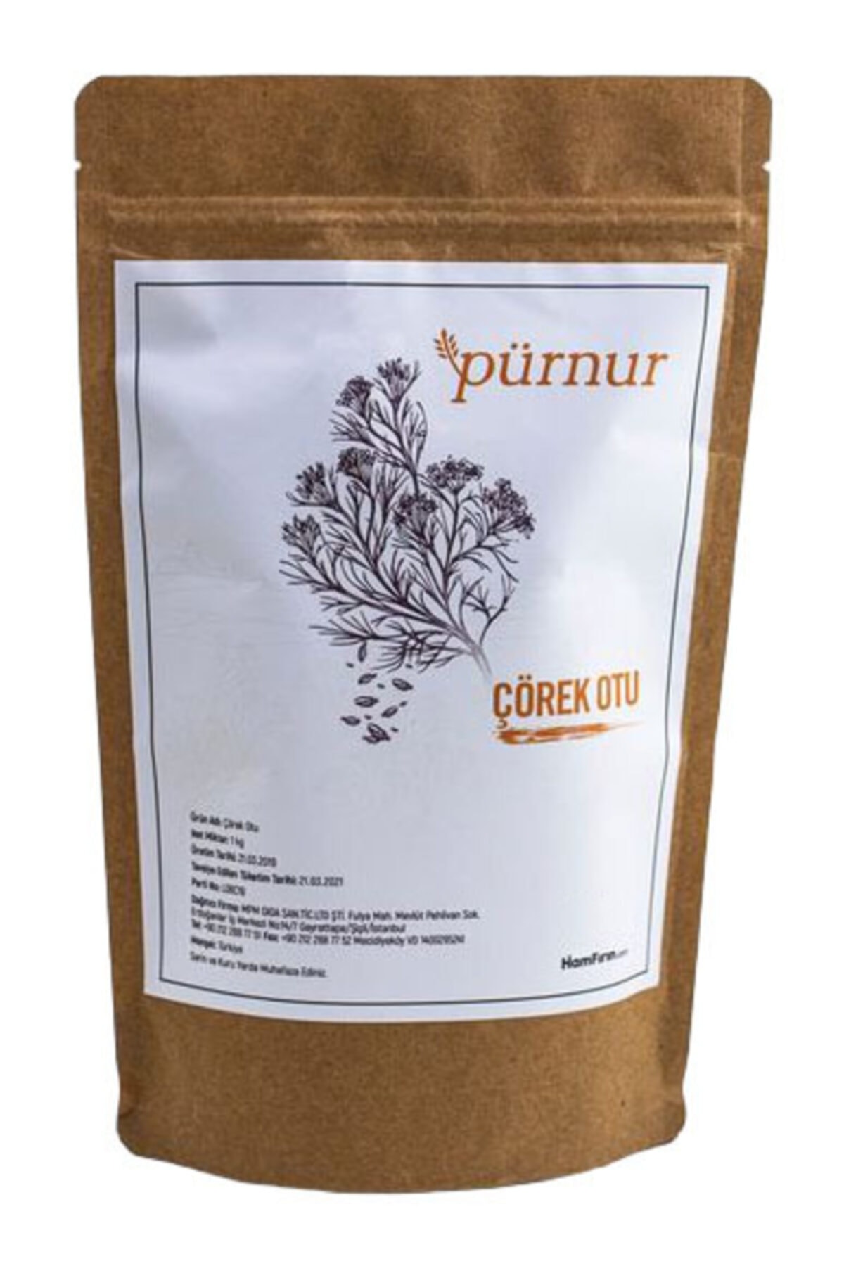 Pürnur Pürnur Çörek Otu 500 Gr