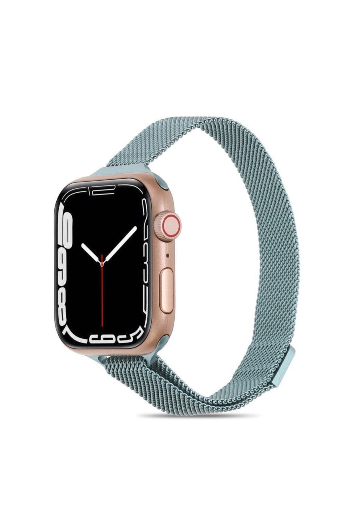 Apple Watch 5 6 7 8 38mm 40mm 41mm Uyumlu Slim Metal Has r Kordon