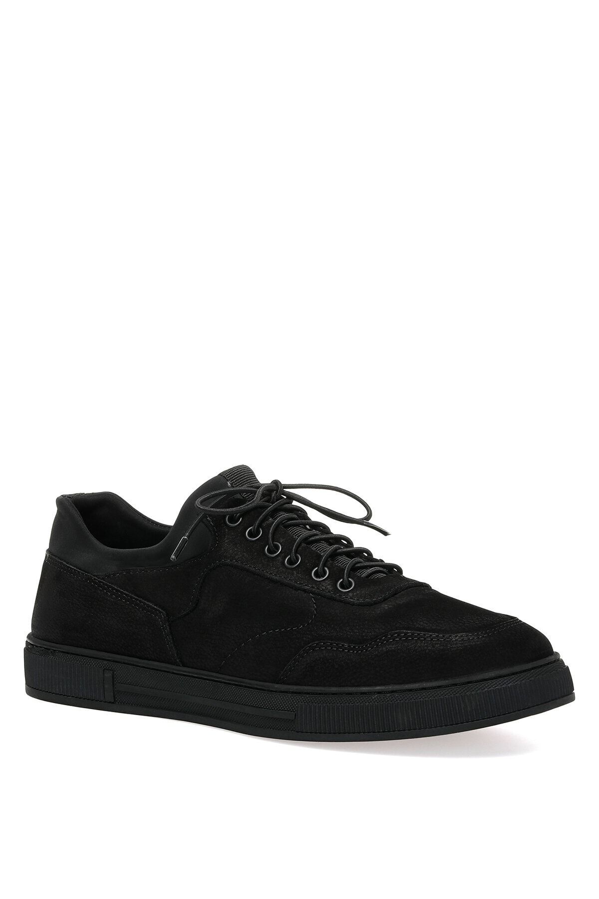 Low top ghost waxed suede all black store