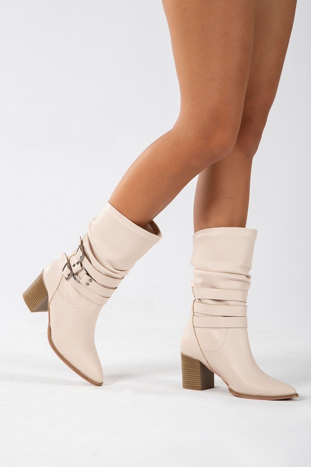 luvishoes Ankle Boots - Beige - Flat - Trendyol