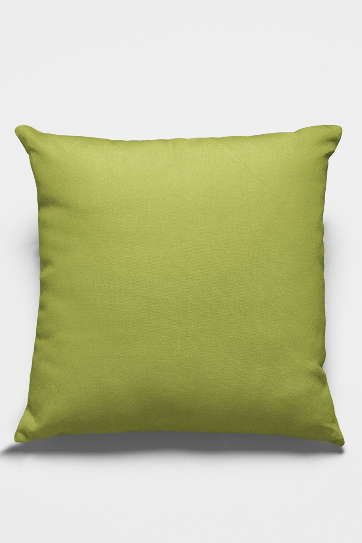 Lizia Home Green Plain Throw Pillow Cover Thai Feather Upholstery