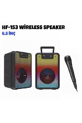 Hf-153 Ses Bombası Bluetooth Taşınabilir Hoparlör Extra Bass Kabinli Karaoke Ses Sistemi Mikrofonlu Image 0