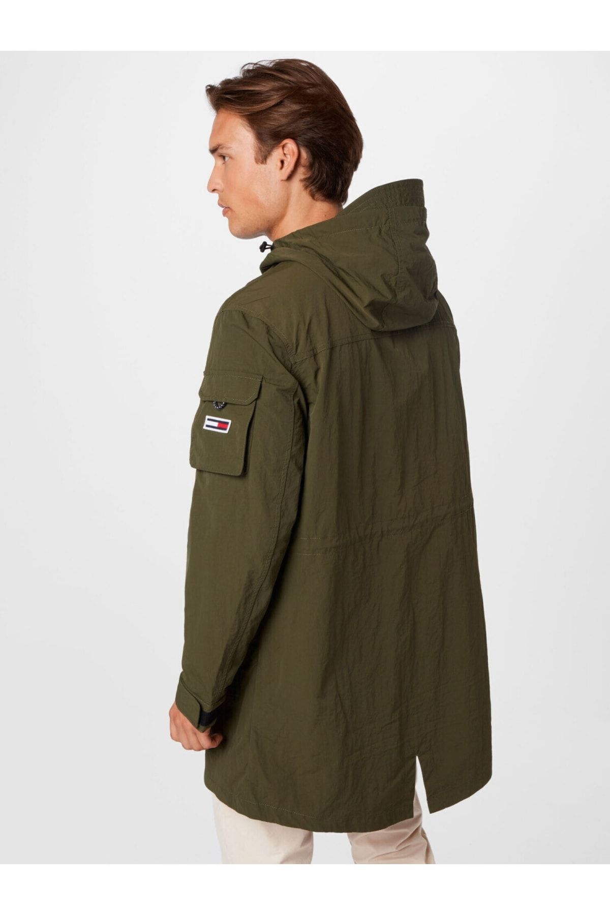 Tommy hilfiger green parka 2025