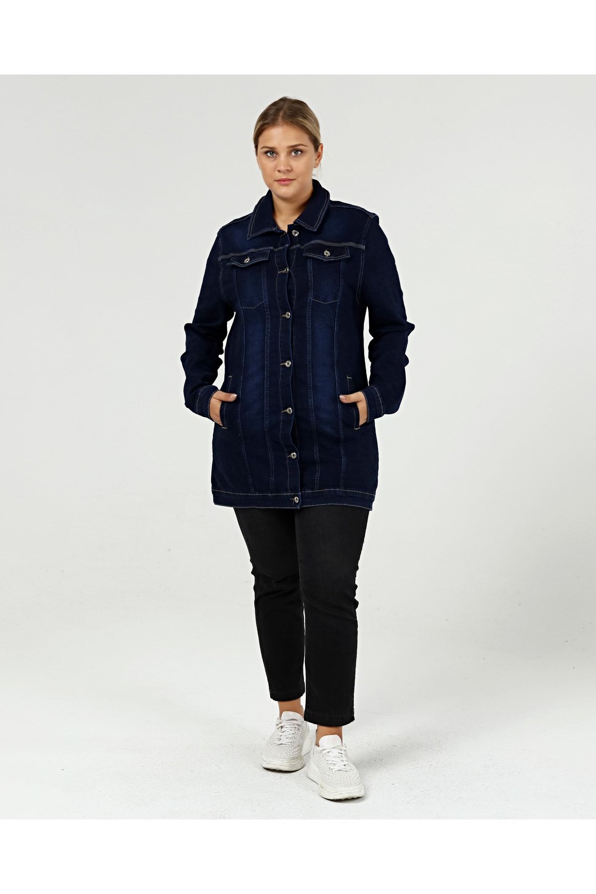 Tribal maxi hotsell jean jacket