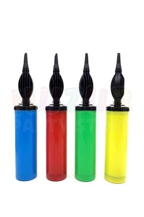 Hızlı Balon Şişirme Pompası 1 Adet Deluxe Model Çift Yönlü Hava Basan Pompalayan Büyük Boy Aparat Image 0
