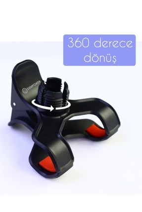 Siyah Akrobat Telefon Tutucu Image 2