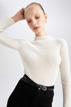 DeFacto Regular Fit Dik Yaka Kazak