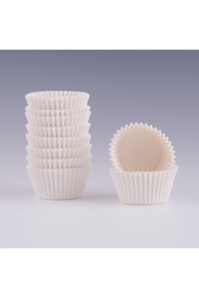5 No Muffin/cupcake Beyaz Kağıt Kapsül (50x40) - 500'lü Image 0