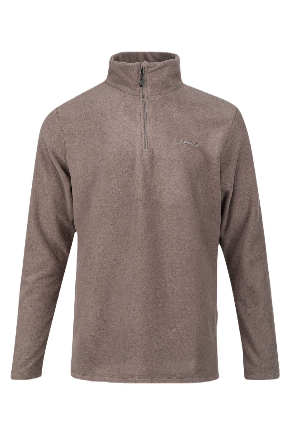 2AS Purna Half Zipper Men s Fleece Sweatshirt Light Smoke