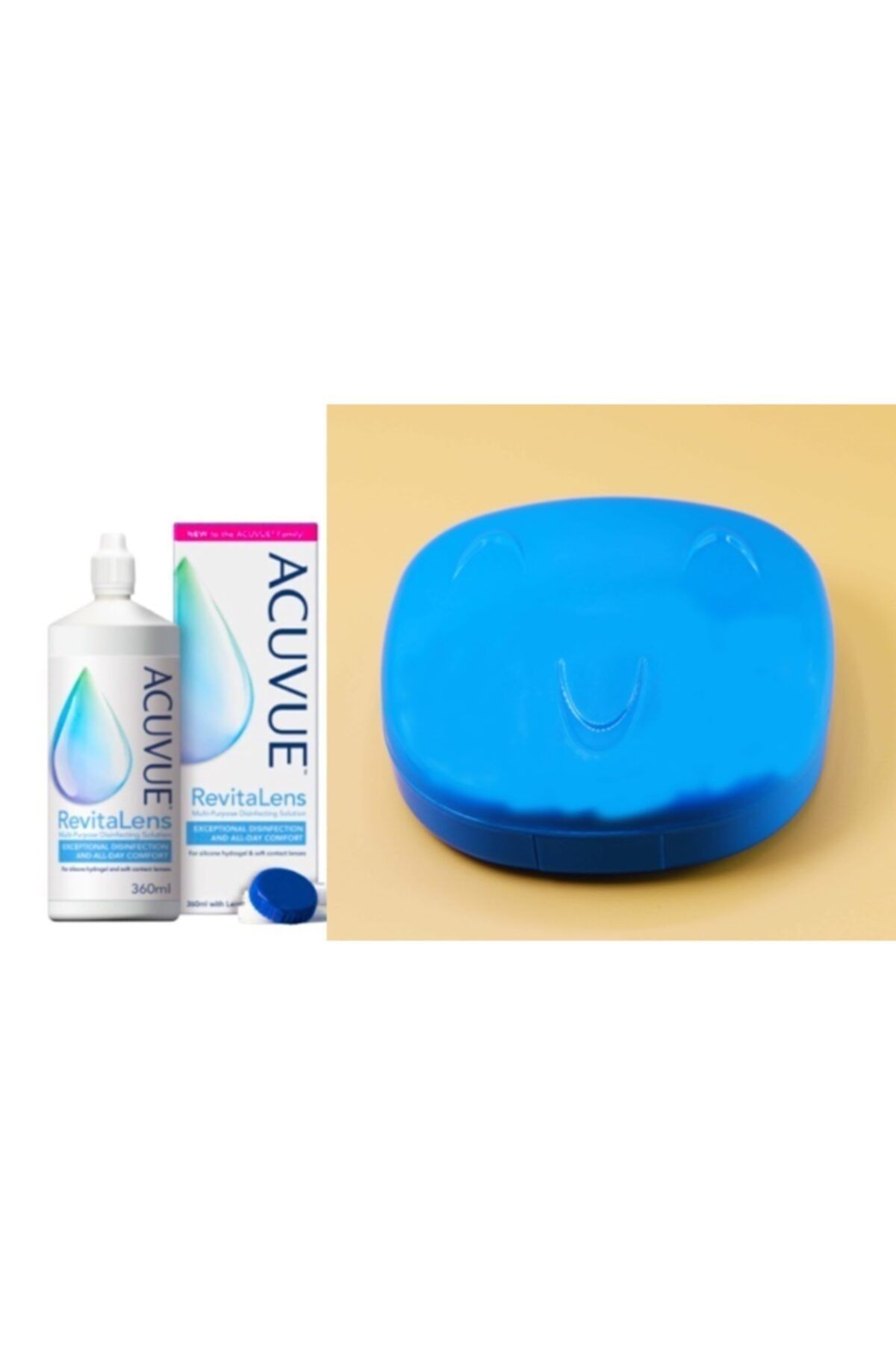 De Valentini 1 Adet Avucue Lens Solusyonu 360 Ml 1 Adet Lens Kutusu