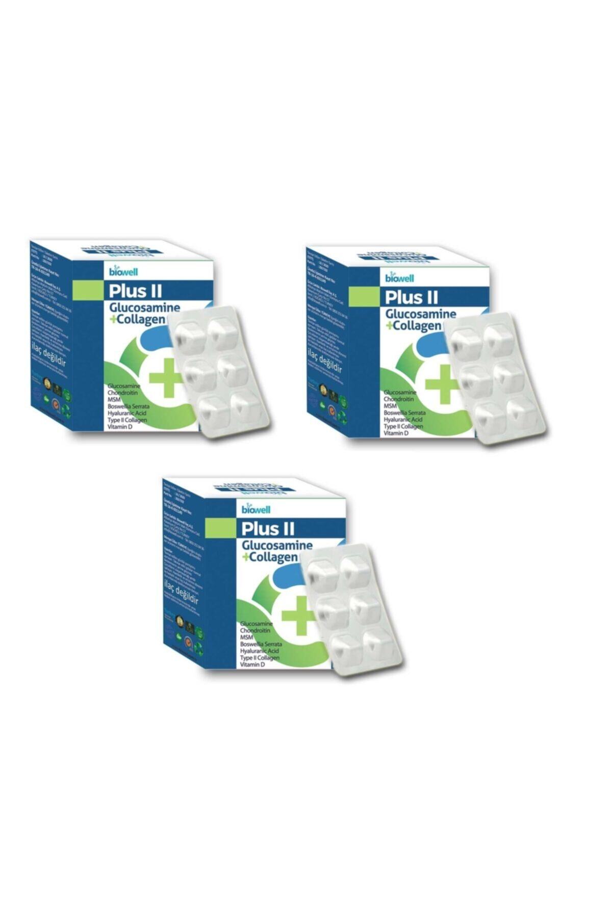 Biowell Plus Iı Glucosamine + Collagen 60 Kapsül 3 Adet