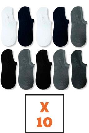 10 Çift Bambu Dikişsiz Görünmez Sneakers Çorap Image 0