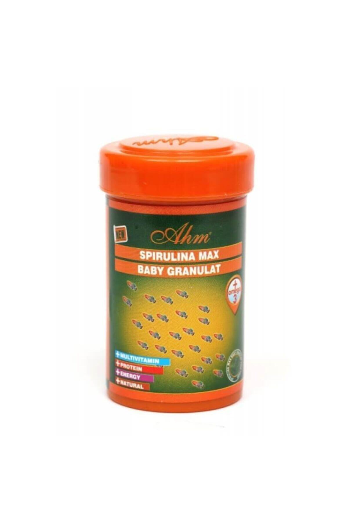 Ahm Spirulina Max Baby Granulat Yavru Balık Yemi 100ml