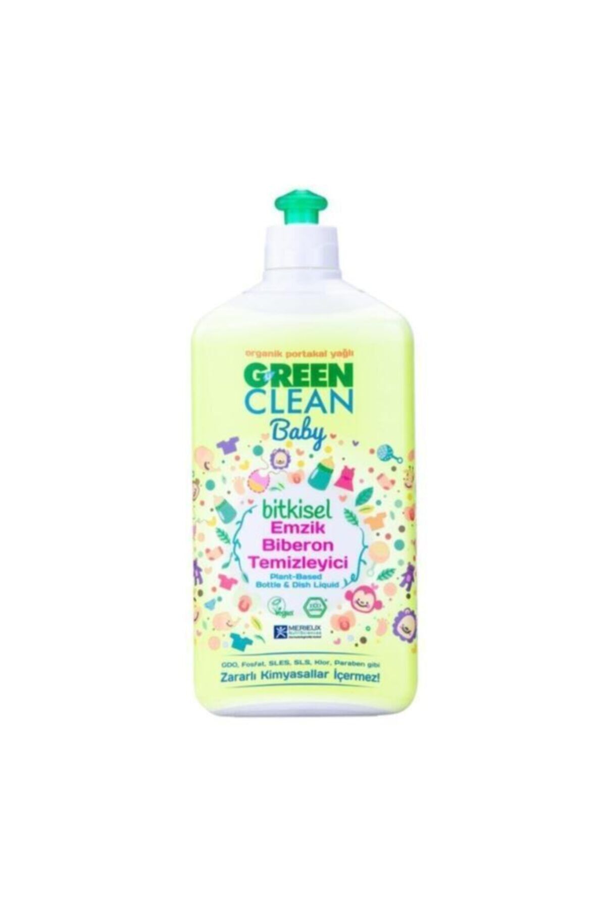U Green Clean Bitkisel Organik Portakal Yağlı Emzik Biberon Temizleyici Elt5