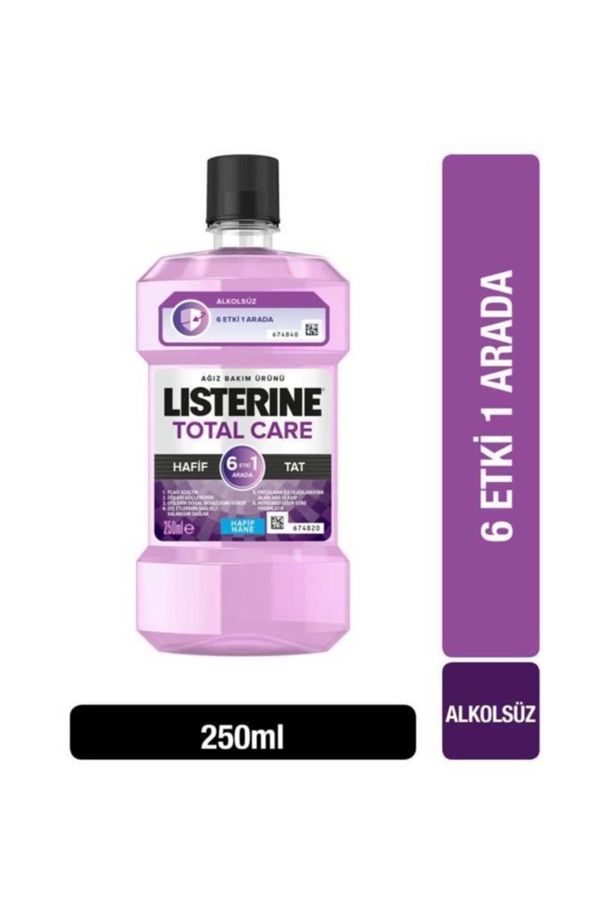 Listerine Total Care Hafif Tat Alkolsüz Ağız Bakım Suyu 250ml