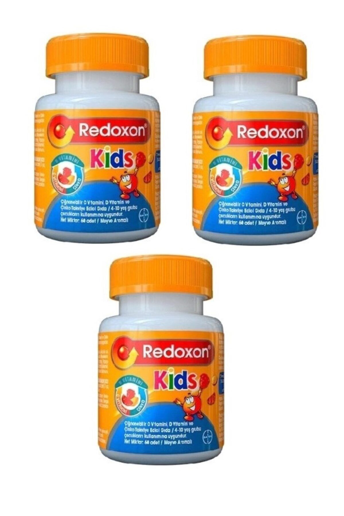 Redoxon Kids 60 Çiğnenebilir Tablet 3 Lü