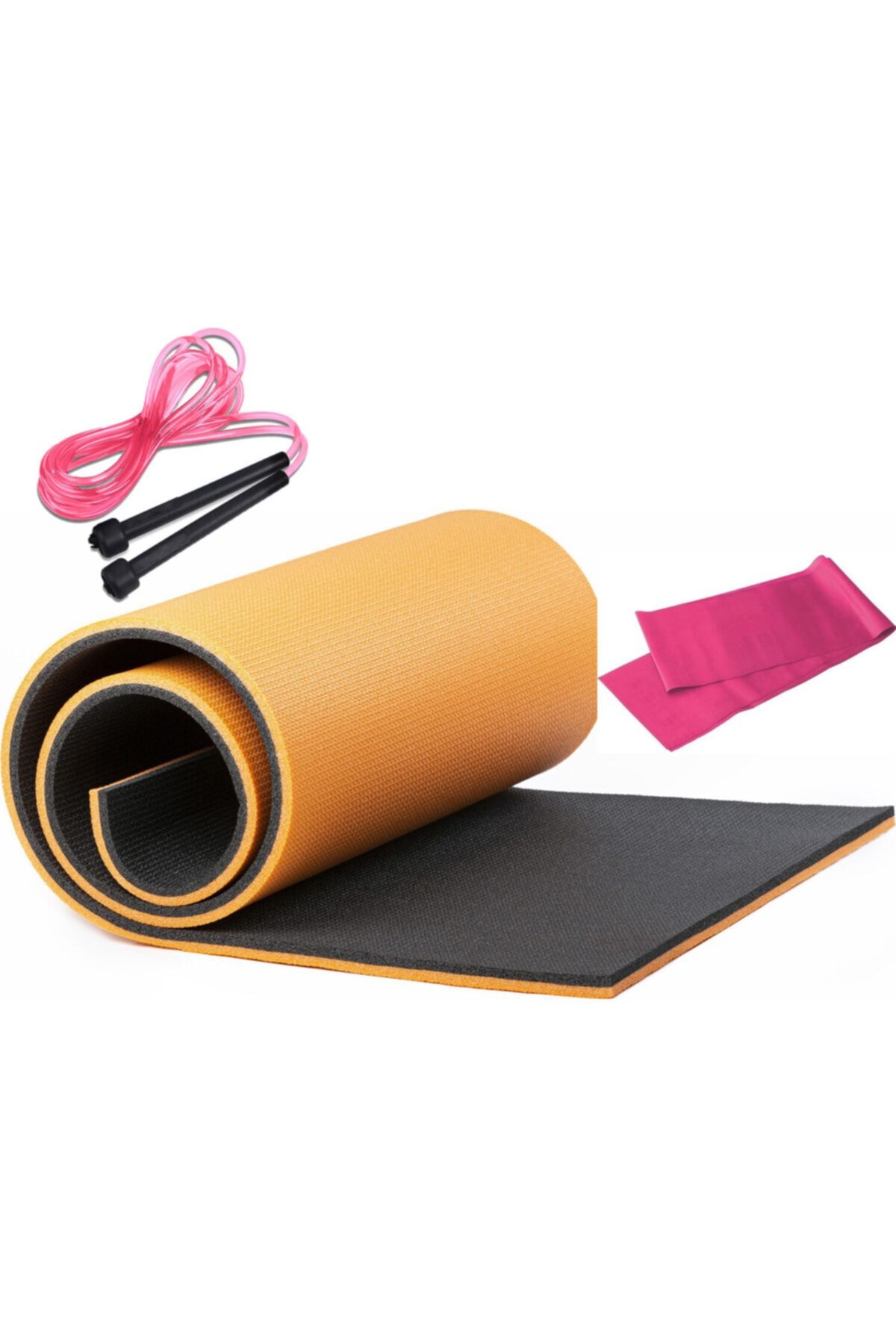 Tosima Pilates Minderi Pilates Lastiği Atlama Ipi Set Yoga Minderi Egzersiz Minderi
