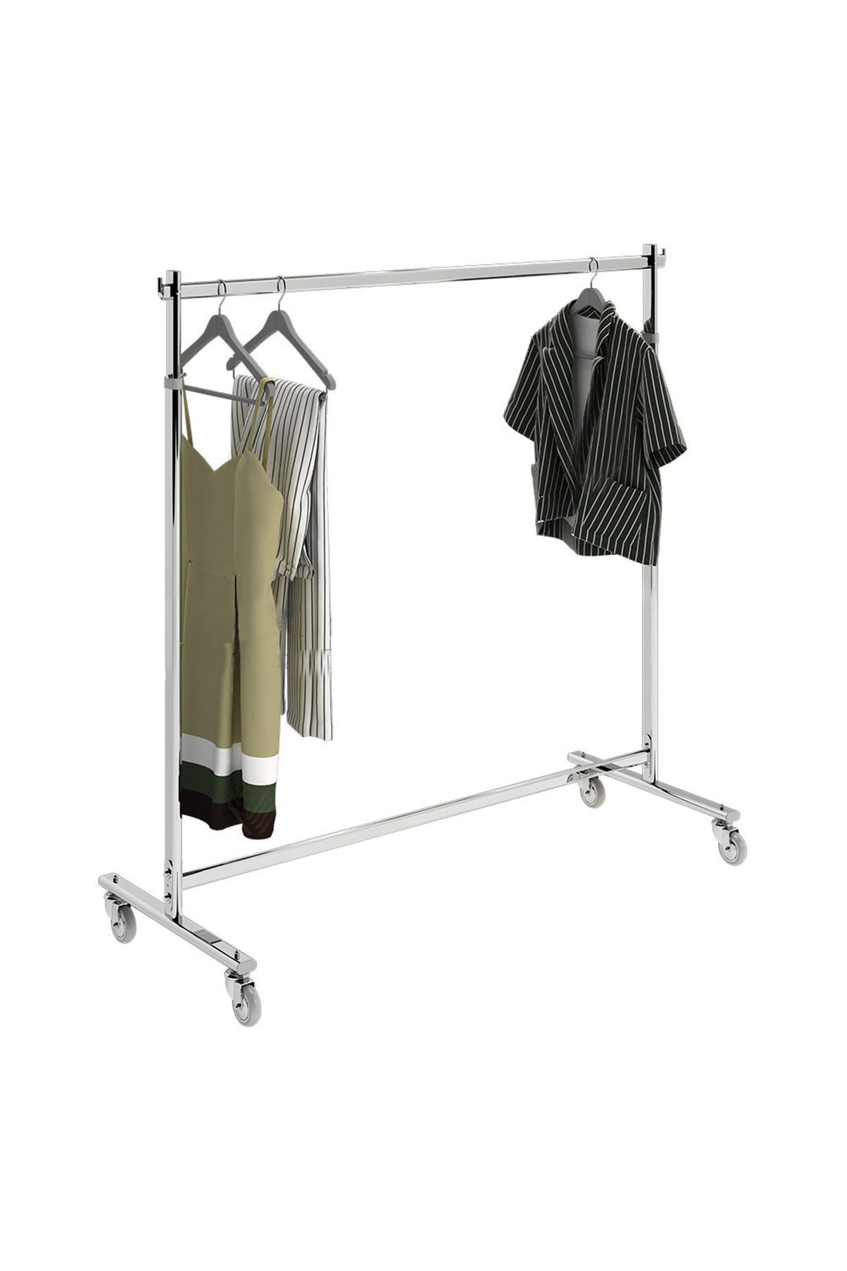 Manken İstanbul Yüksek Kalite Krom Kaplama Metal Orta Stand