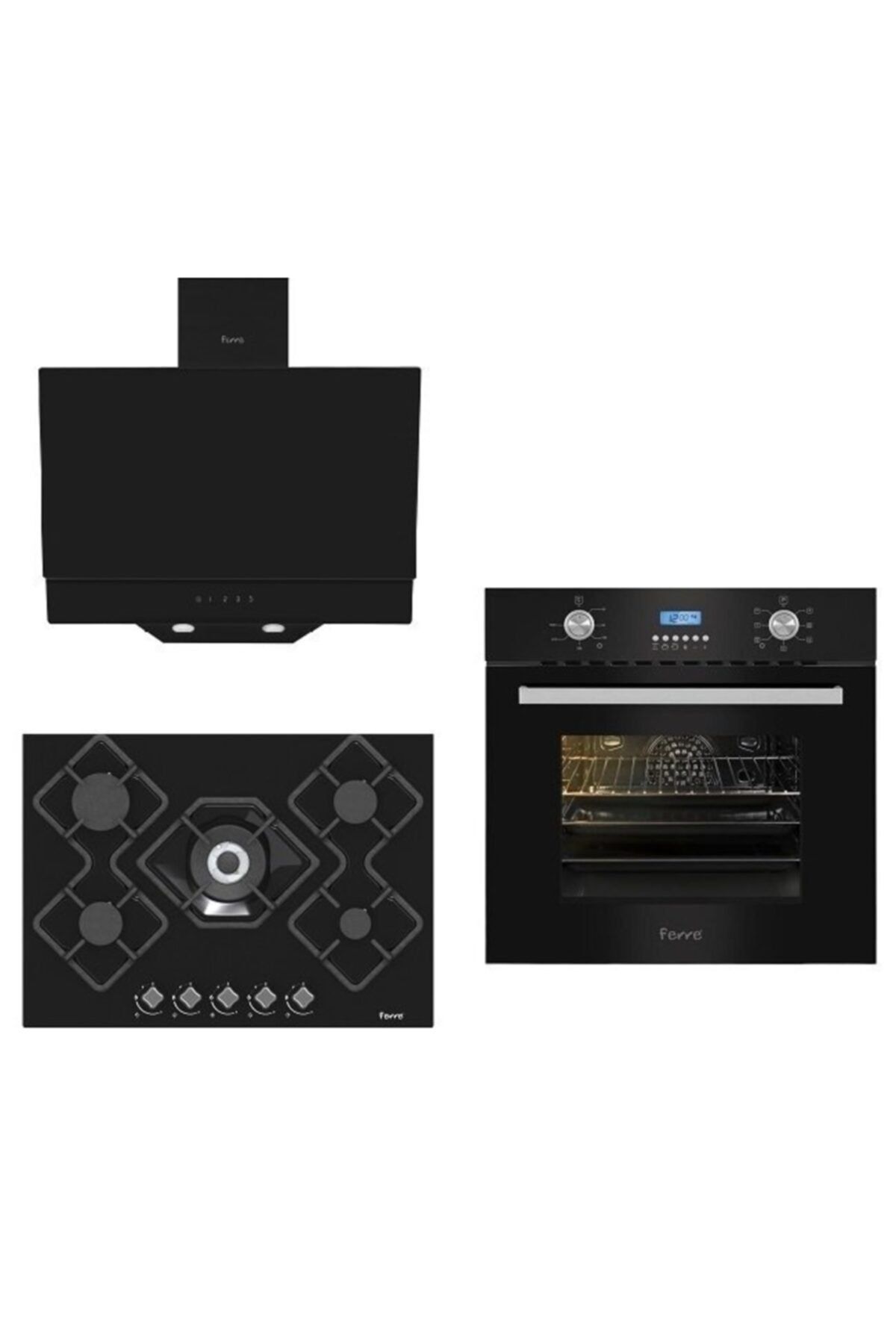 Ferre Black Lux Class Ankastre Set (7002 - Ka012 - Fr D016)