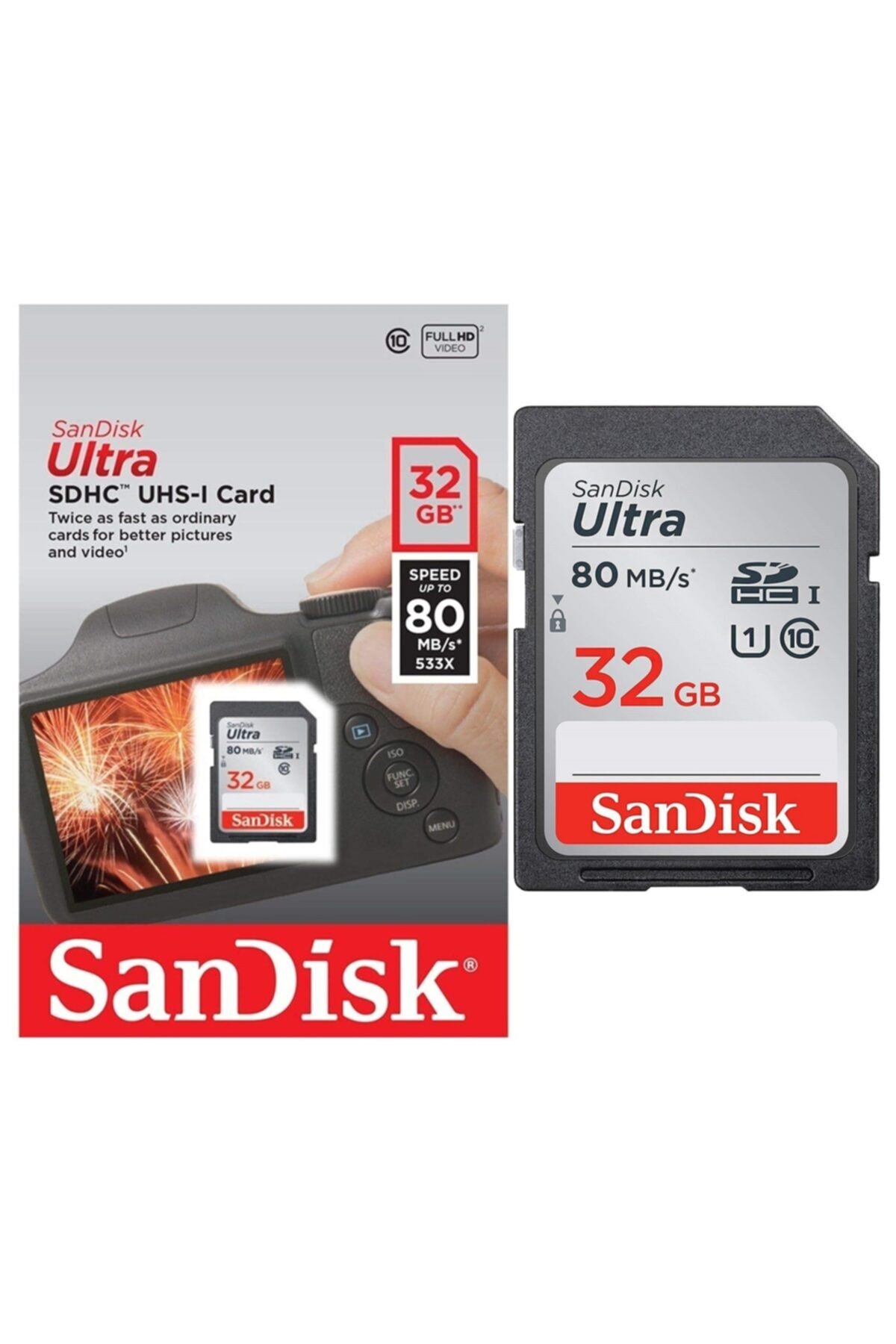 SanDisk 32gb, 80mb/s, Panasonic Mdh2 Kamera Için, Ideal Hafıza Kartı