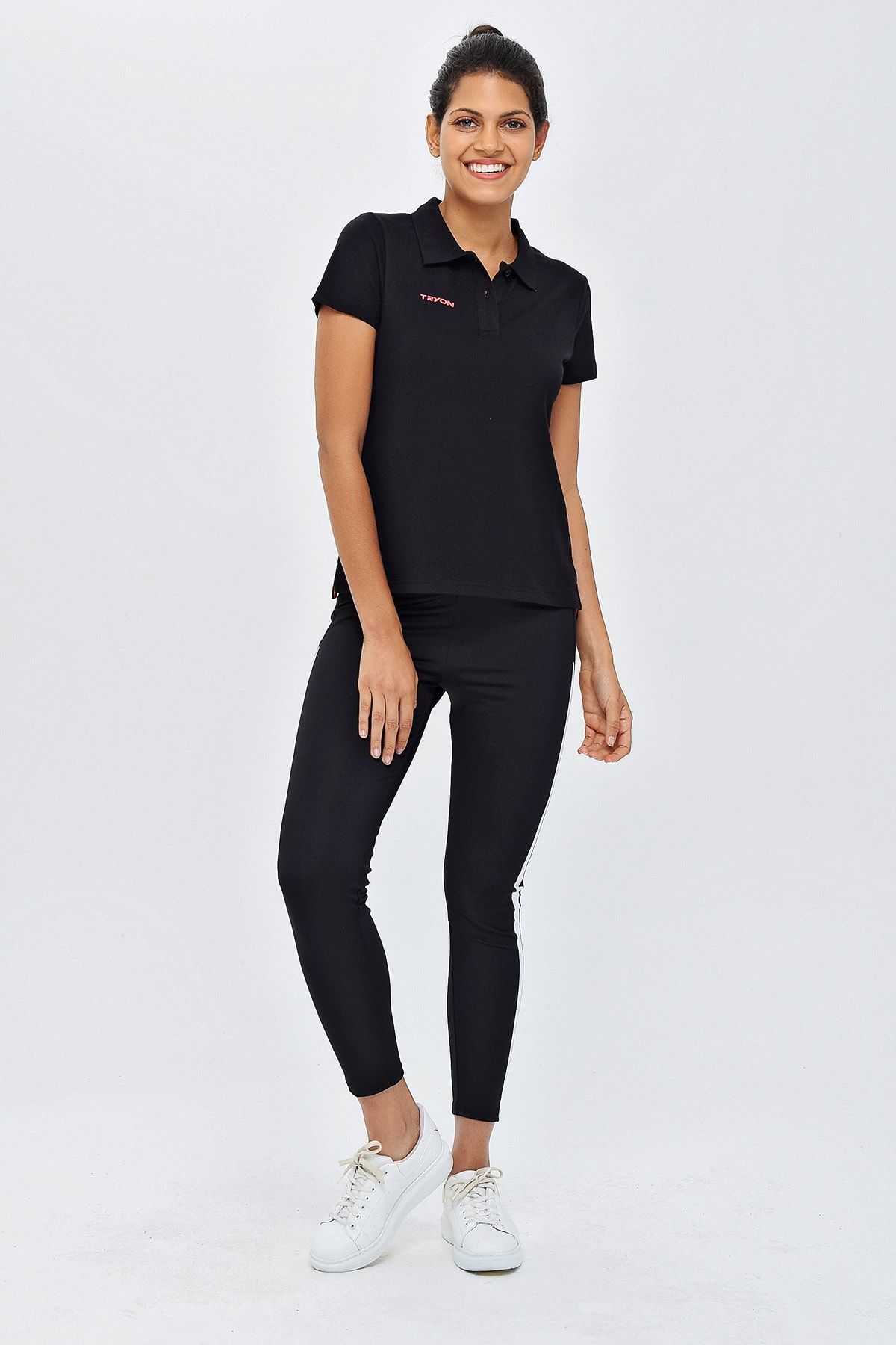 TRYON Kadın Pamuklu Polo T-shirt Verona