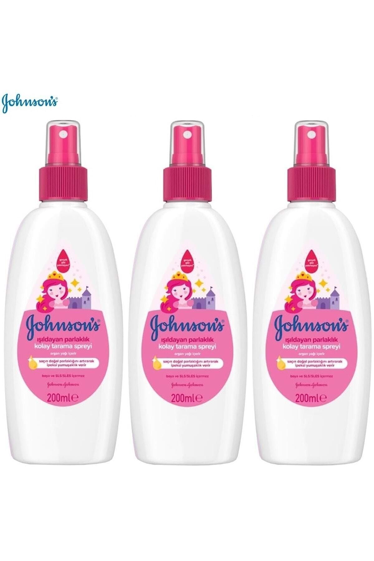 Johnson´s Baby Johnsons Baby Bebek Kolay Tarama Spreyi 200ml 3 Lü Set Işıldayan Parlaklık