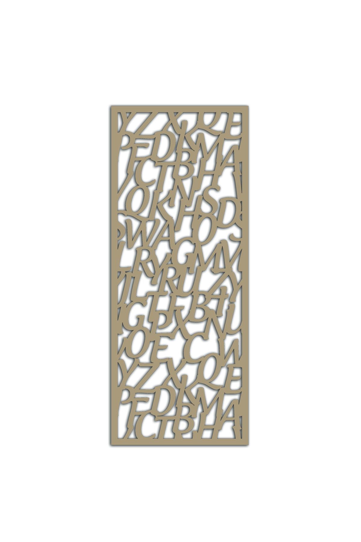 Liar Dekor Liar Ahşap Seperatör (Paravan) - KSP-01 - (18 mm) - (69 cm x 139 cm) - (Ham)