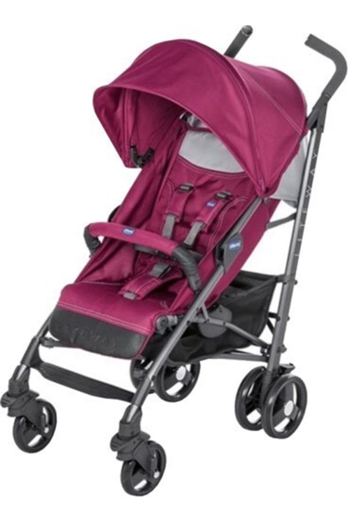 Chicco Lite Way 3 Top Baston Bebek Arabası - Kırmızı