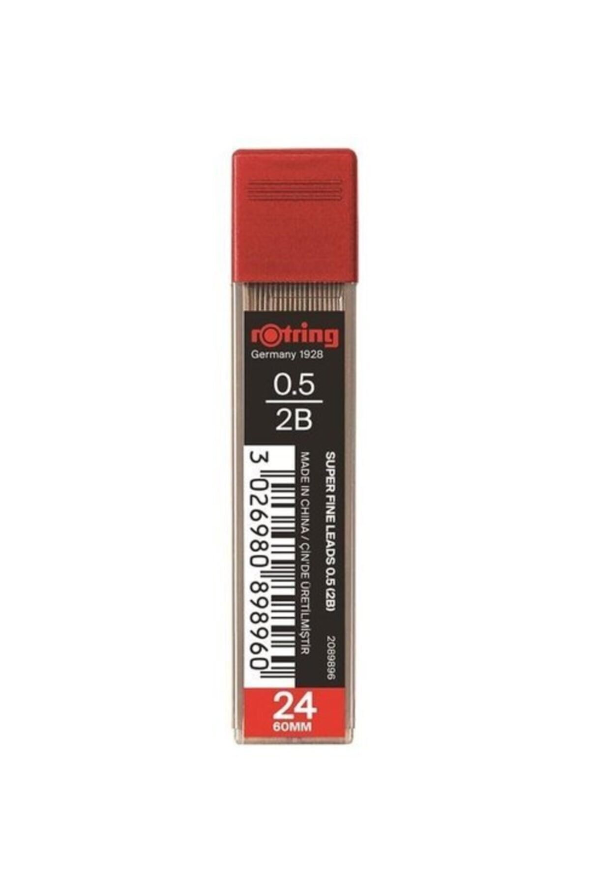 Rotring Super Polimer (2b) Kurşun Kalem Ucu (versatil Kalem Ucu, Min) 0,5 Mm (1 Paket=12 Tüp) 2089896