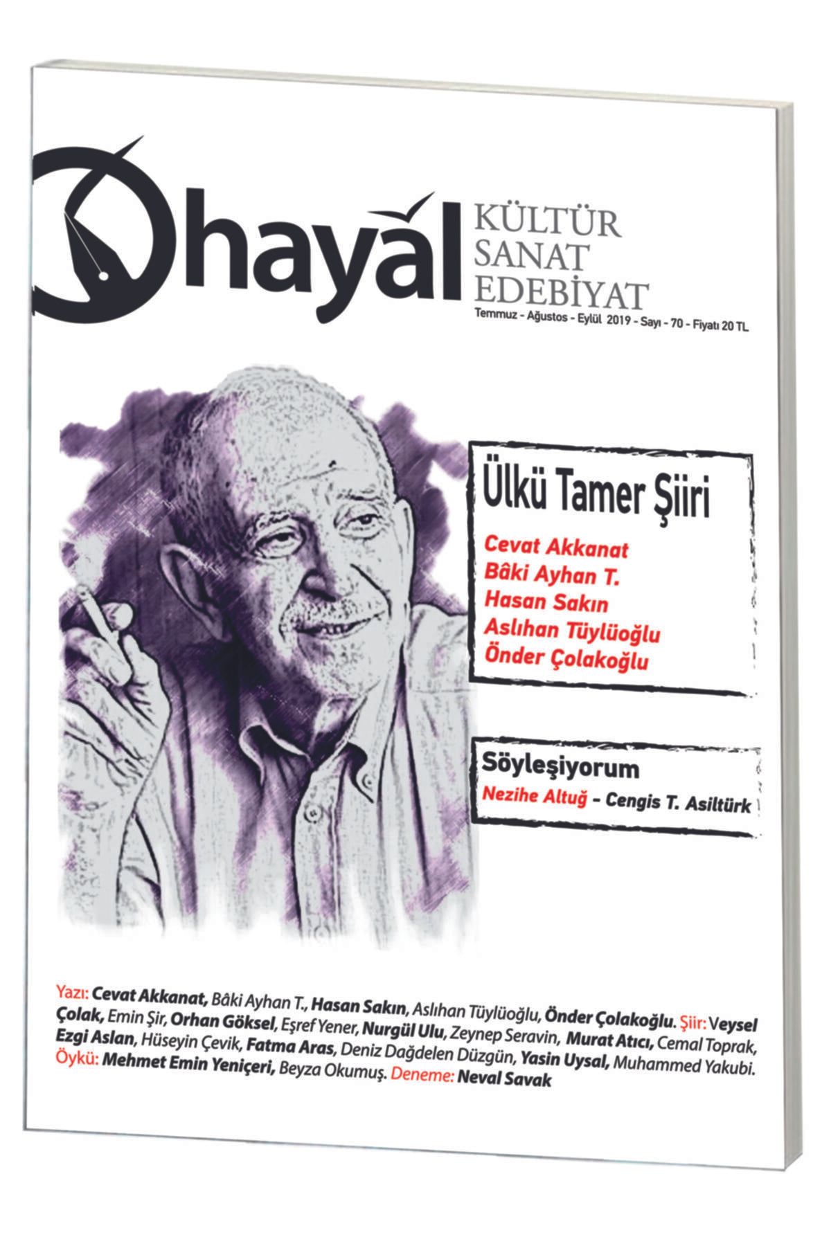 Hayal Yayınları Hayal Kültür Sanat Edebiyat Dergisi Sayı: 70