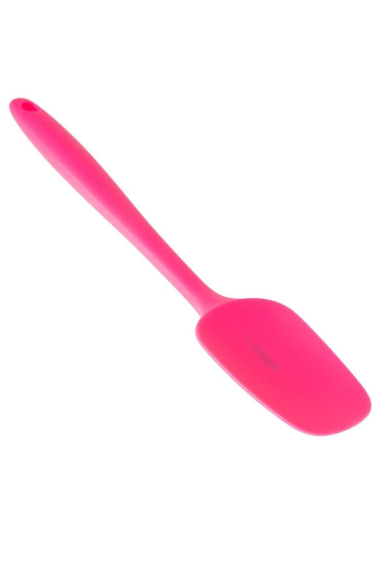 CNKHOME 2'li Silikon Kaşık Spatula Seti Fuşya 27,5 Cm