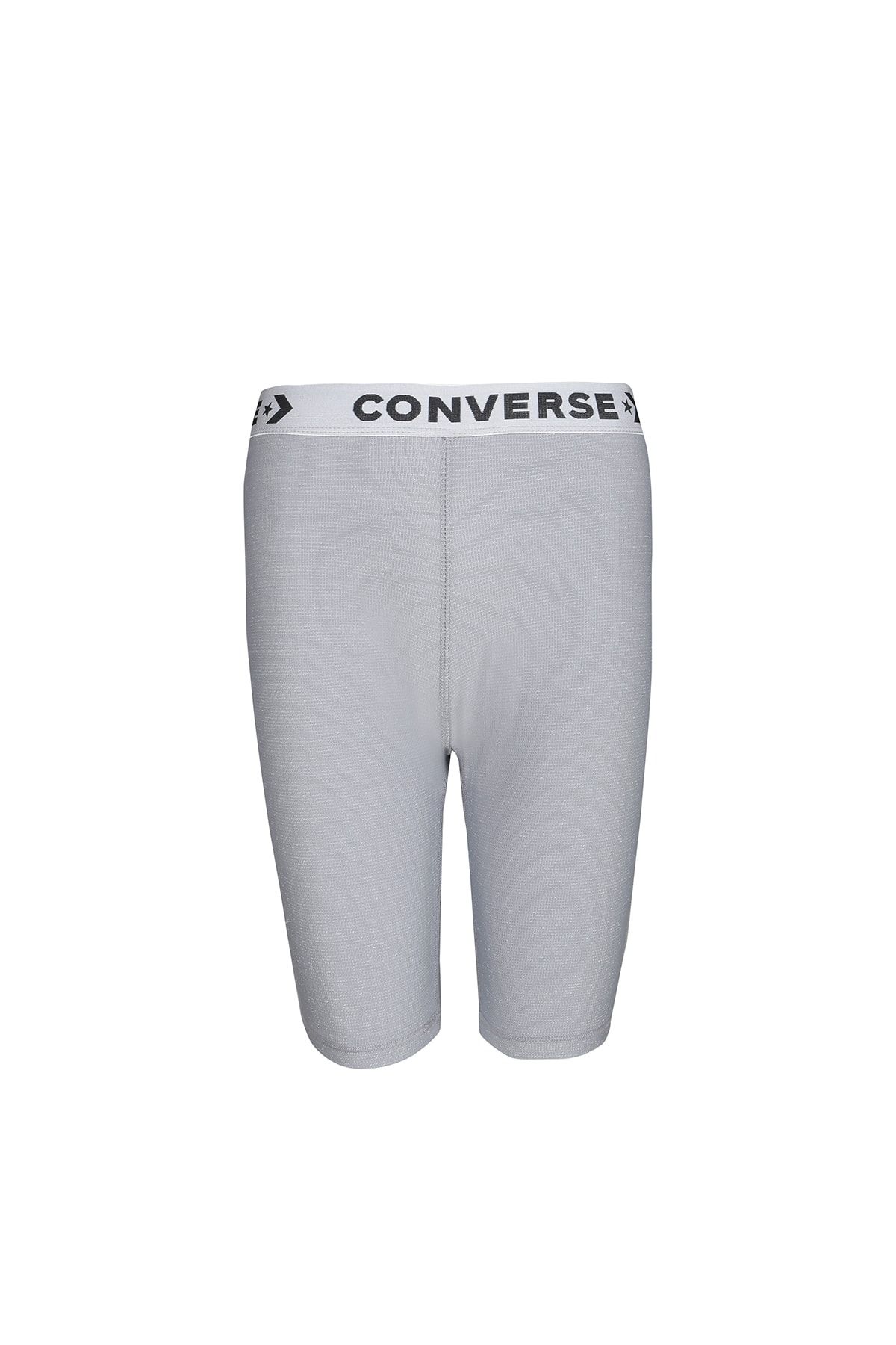 converse Kadın Gri Beli Lastikli Şort 10008682-020-020