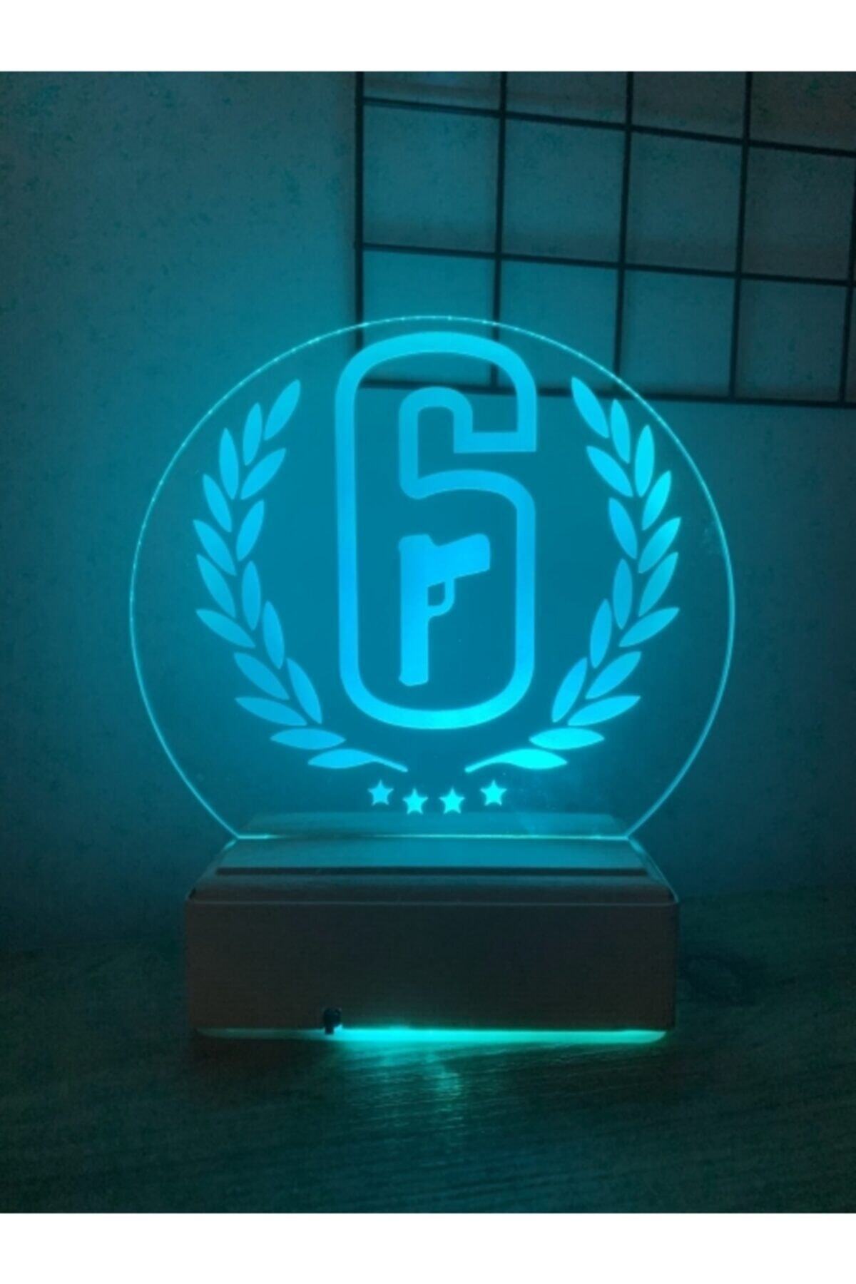 Modiwa Design Rainbow Six: Siege 16 Renk Gece Lambası