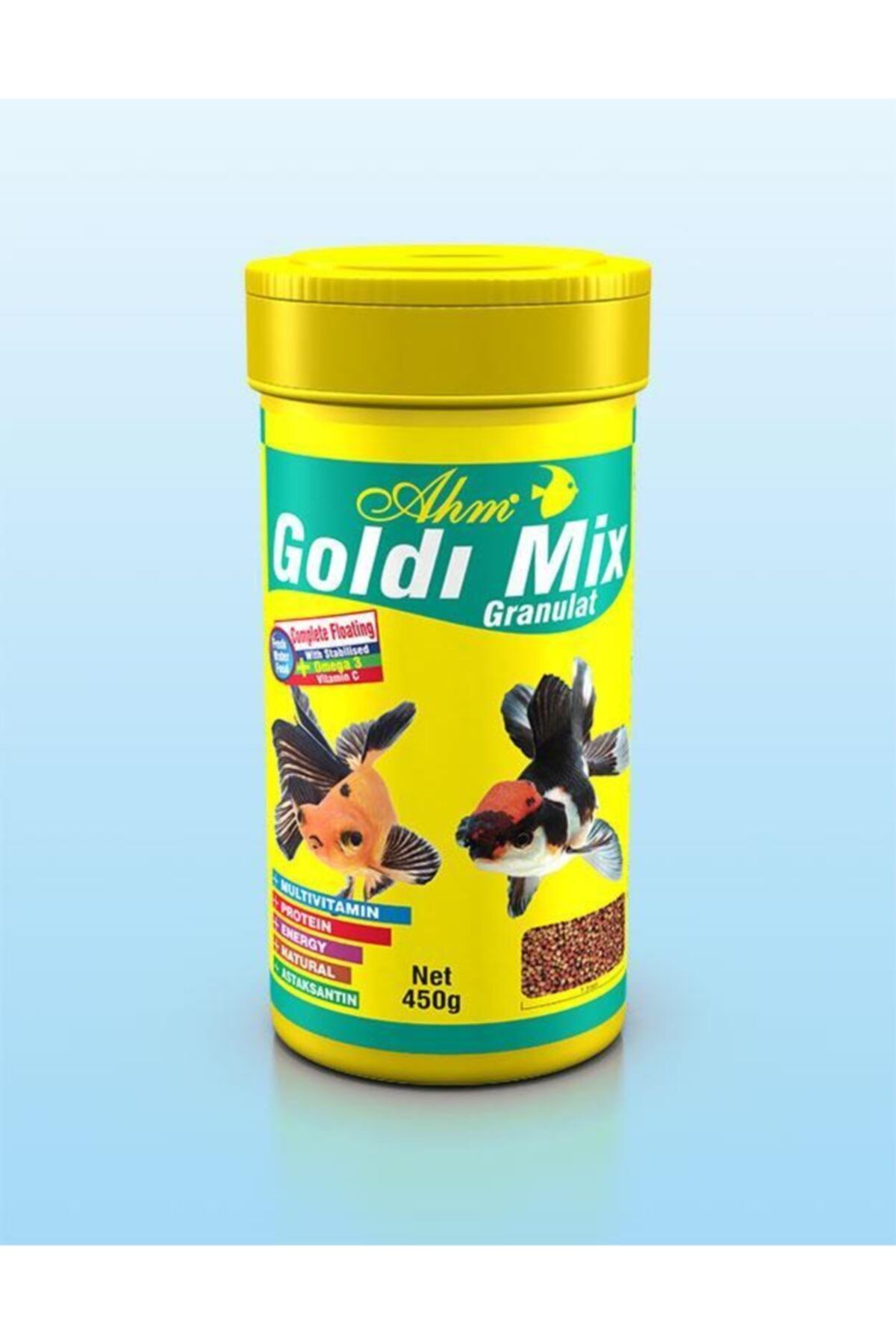Ahm Goldı Mix Granulat Karışık Japon Balığı Yemi 500 ml