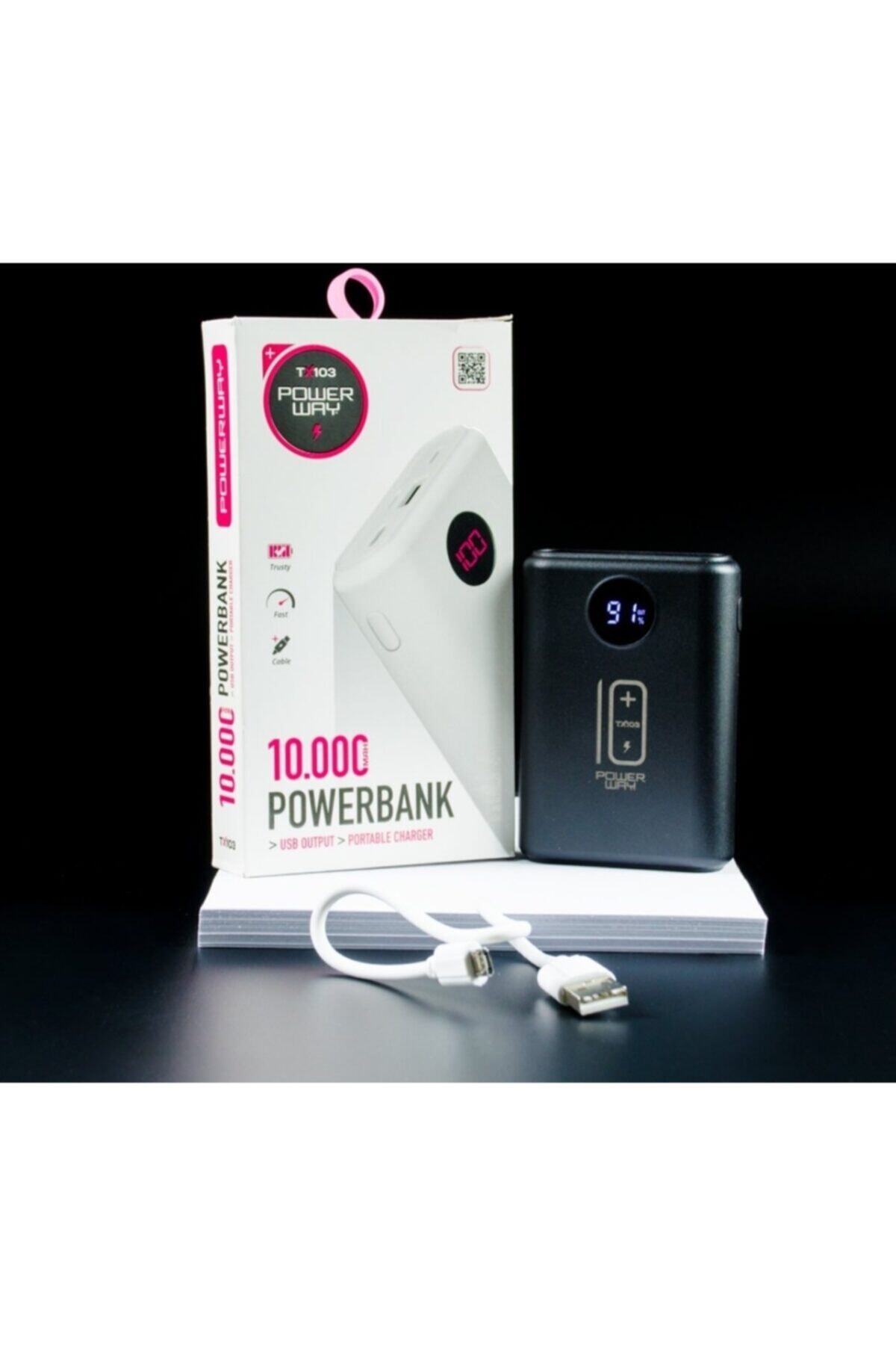 POWERWAY Powerbank Tx103 10000 Mah Dijital Ekran