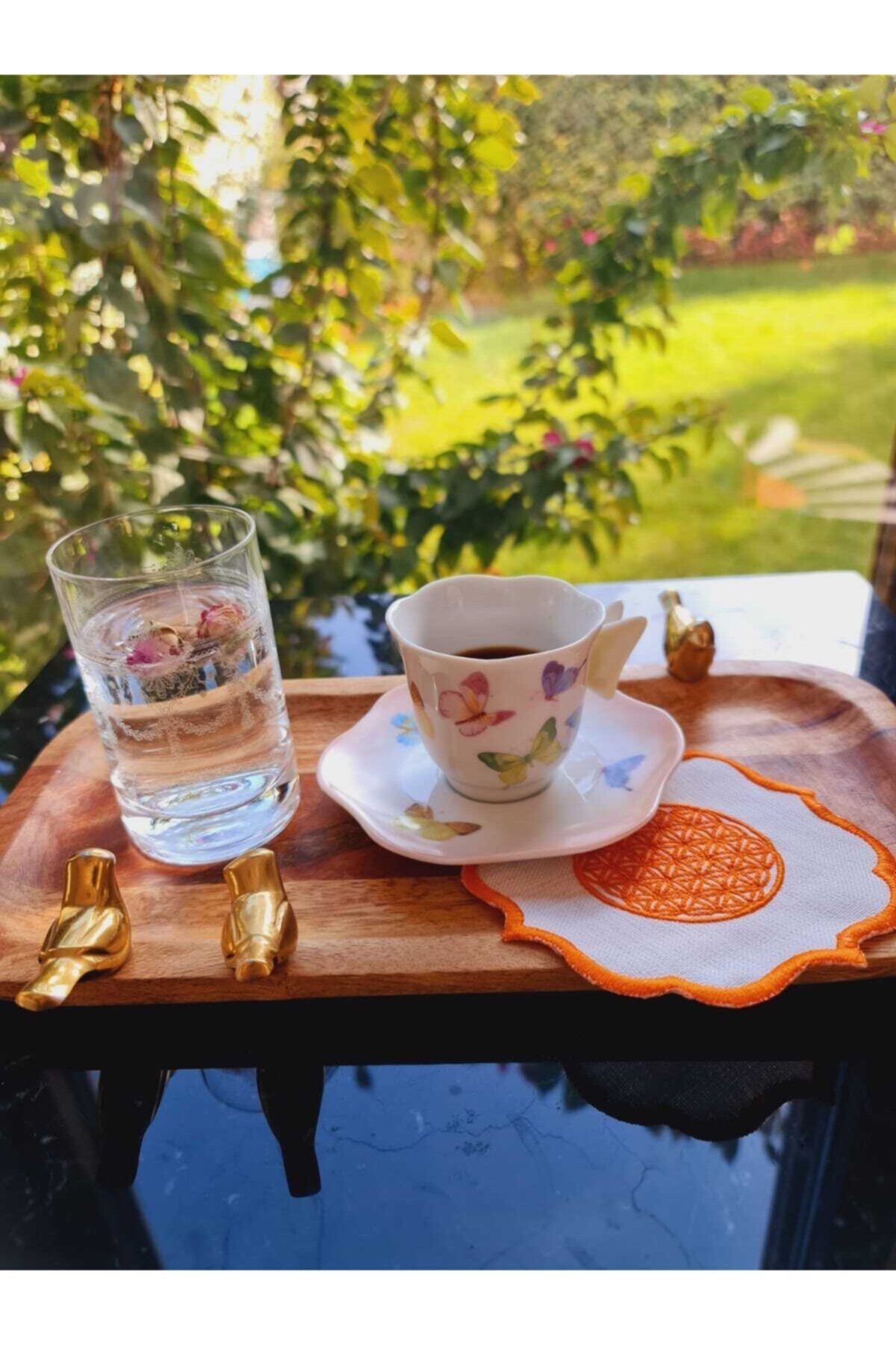 atelierno44 Yasam Çiçeği Kokteyl Peçete 7 'li Cakra Serisi