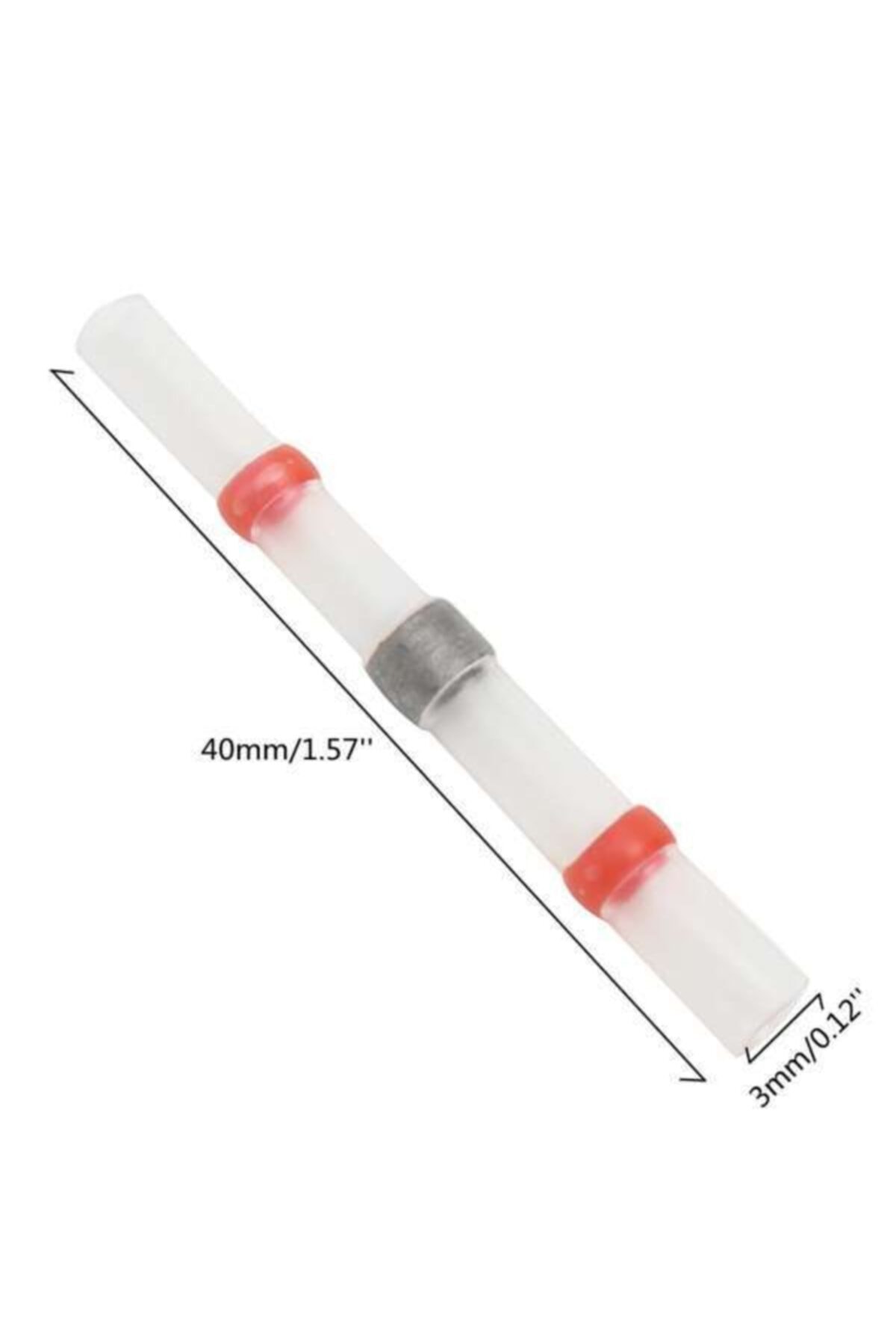 ASAFE Isı Büzüşmeli, Kendinden Lehimli, Izole Konnektör 1mm