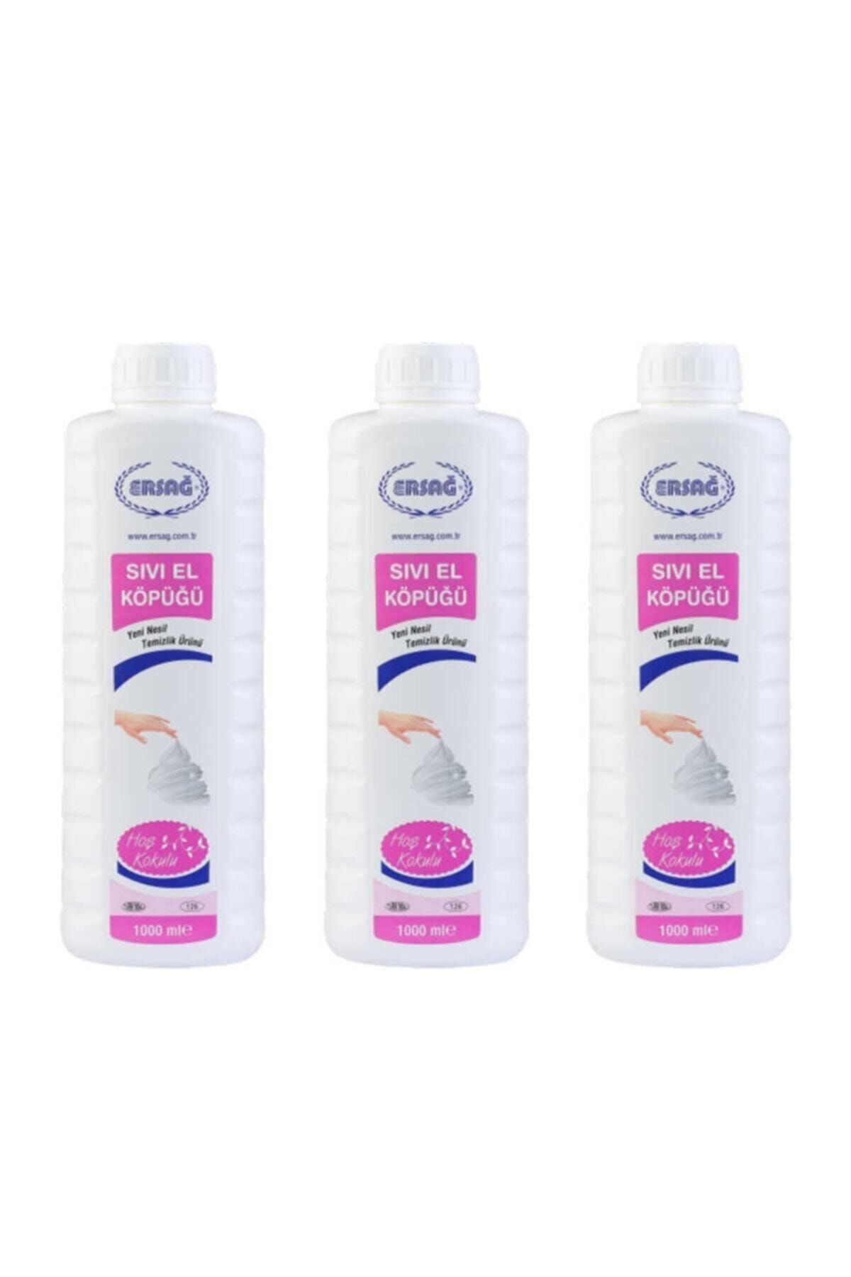 Ersağ Sıvı El Köpüğü 1000 Ml. * 3 Adet