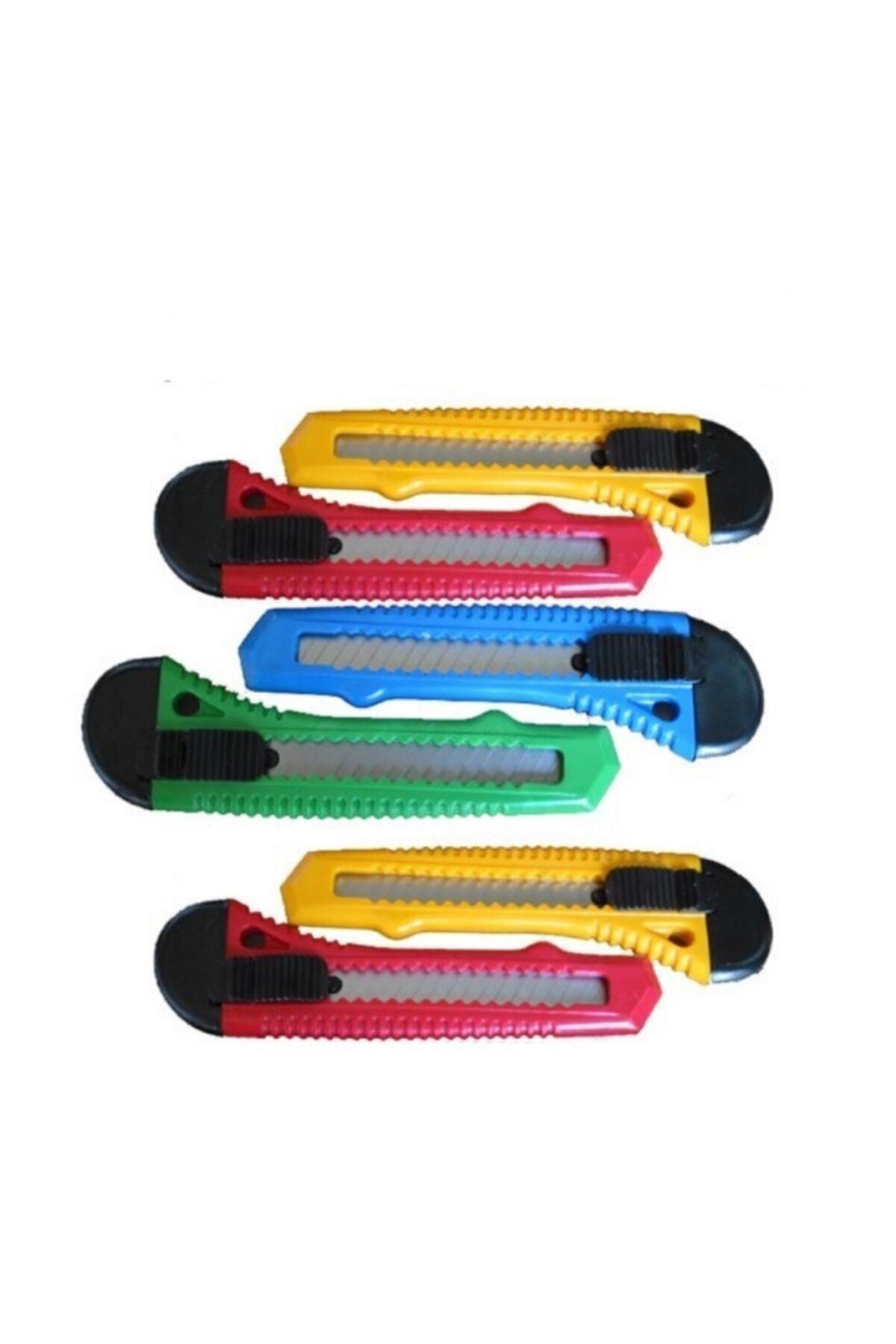 CMKStore 6'lı Plastik Maket Bıçağı Falçata Geniş Büyük Boy