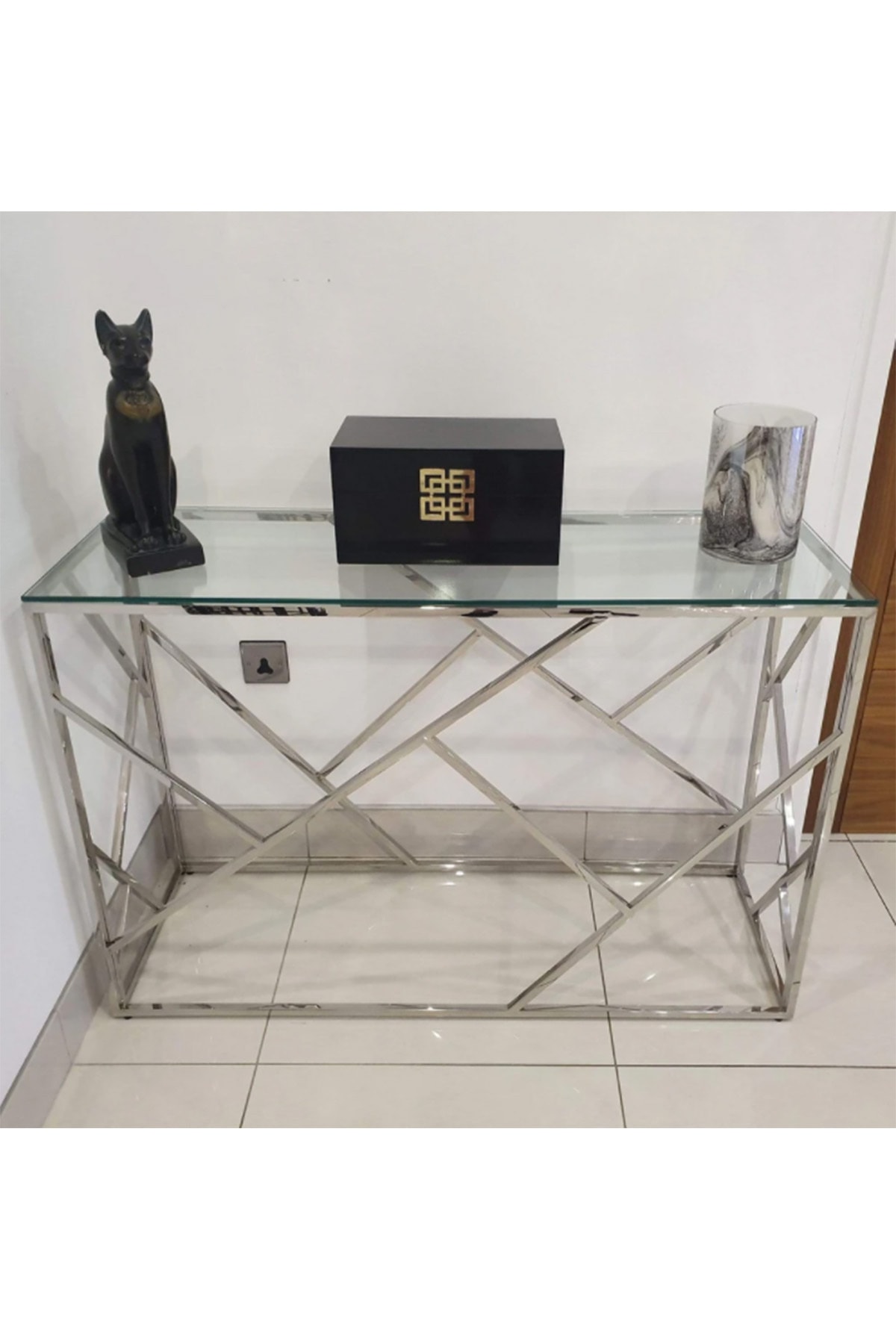 Hitit Dekorasyon Renna Paslanmaz Metal Dresuar&konsol