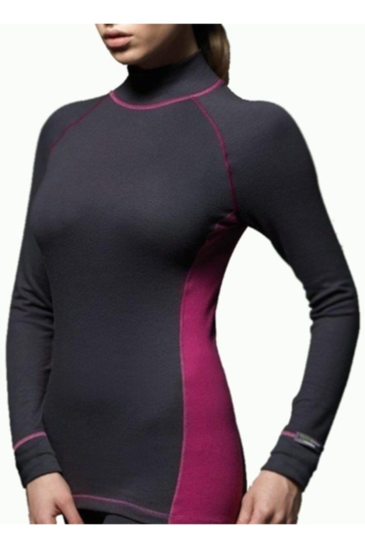 Blackspade Thermal Sports Kadın 1245 T-shırt Antrasit Xl