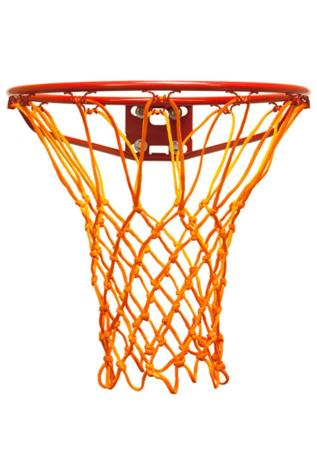 ÖZBEK Basketbol Filesi 4mm Polys. Turuncu - 2 Adet (basketbol Pota Ağı)