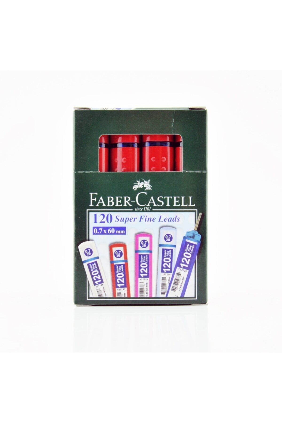 Faber Castell Faber-castell Grip Min 0.7 2b 60mm, 120 Li Kirmizi Tüp - 5090127721