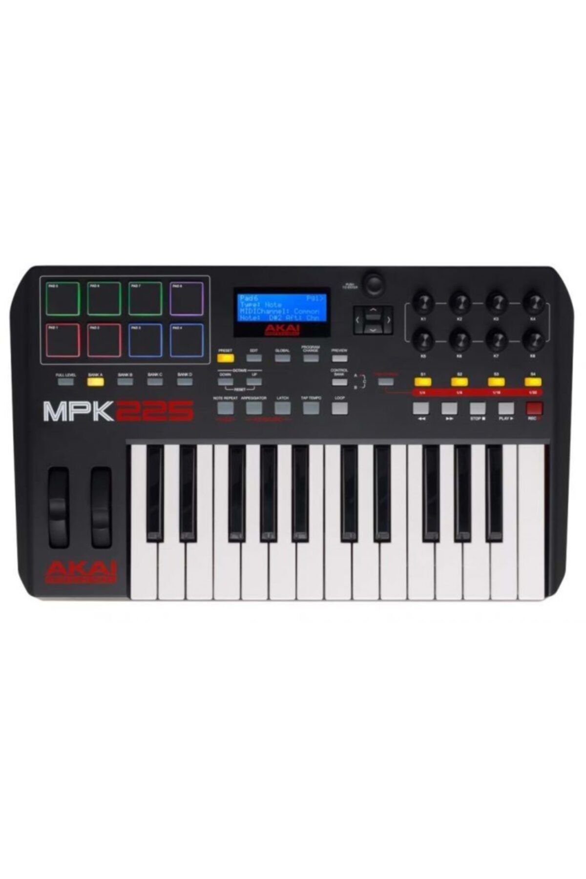 AKAI Mpk225 Müzik Prodüksiyonu Klavye Kontrol Cihazı