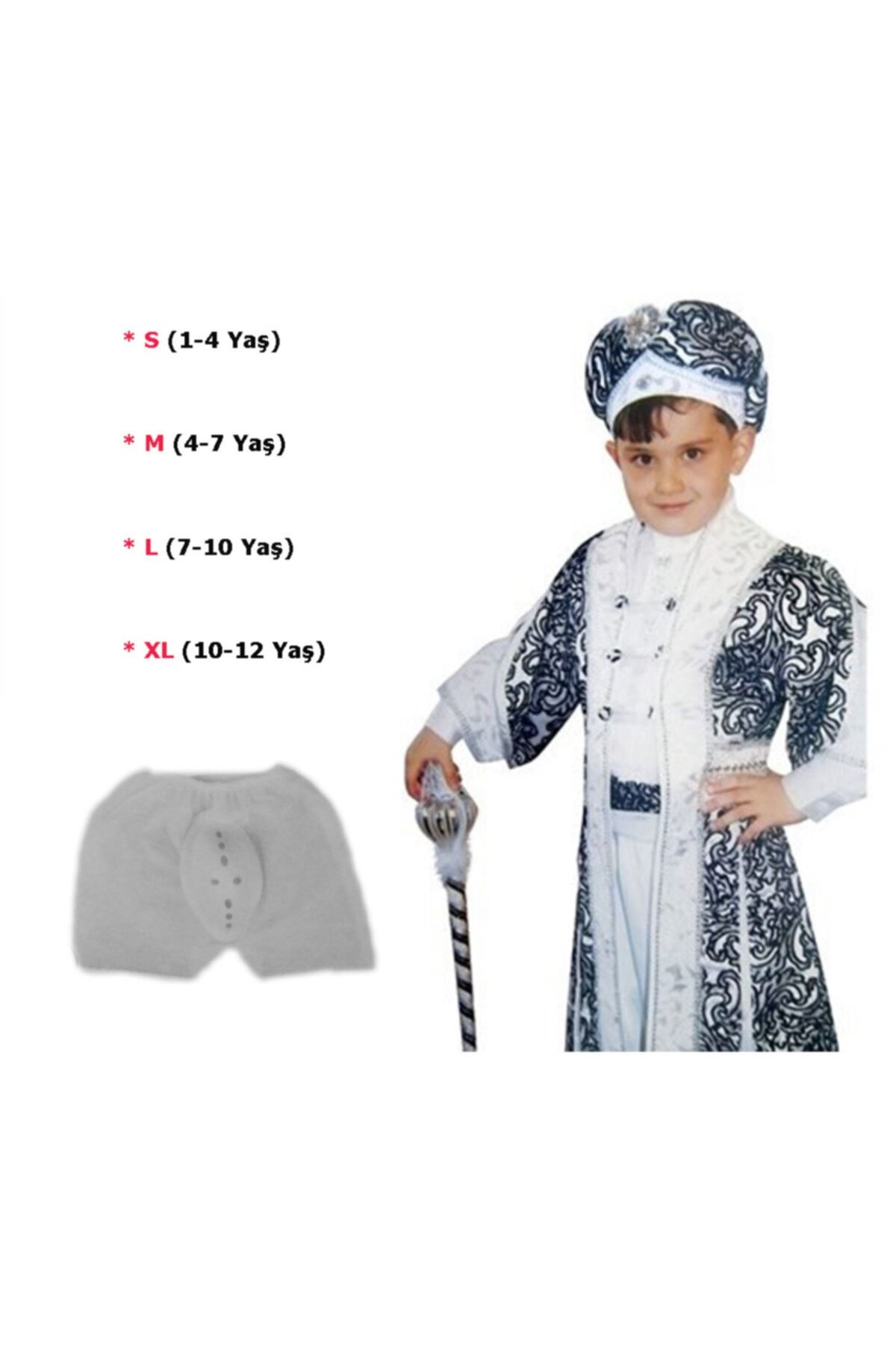 GeçerStore Çocuk Sünnet Külodu Kasık Koruyucu Özel Tasarım Kilot