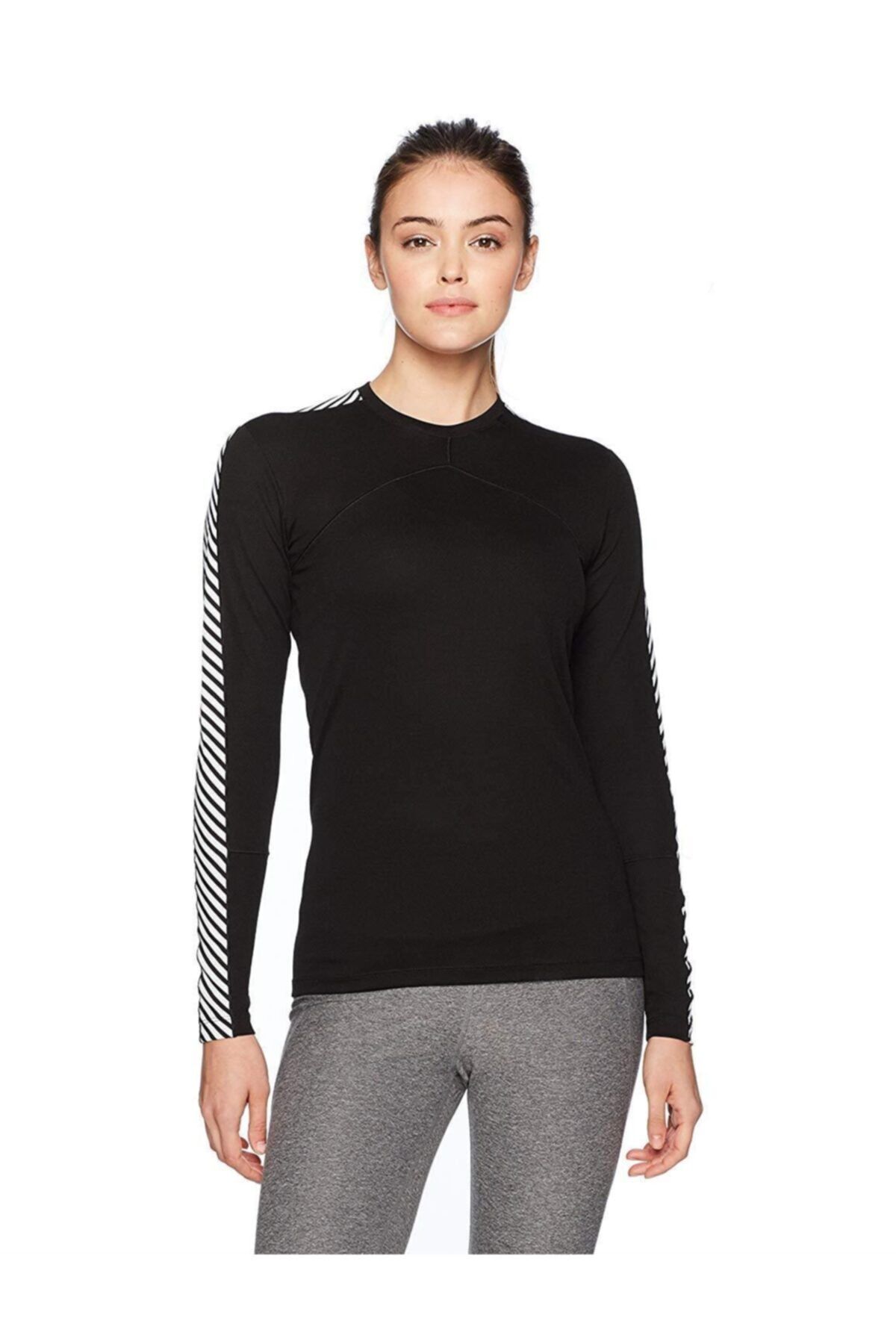 Helly Hansen W Lifa Crew Kadın Termal Içlik Siyah
