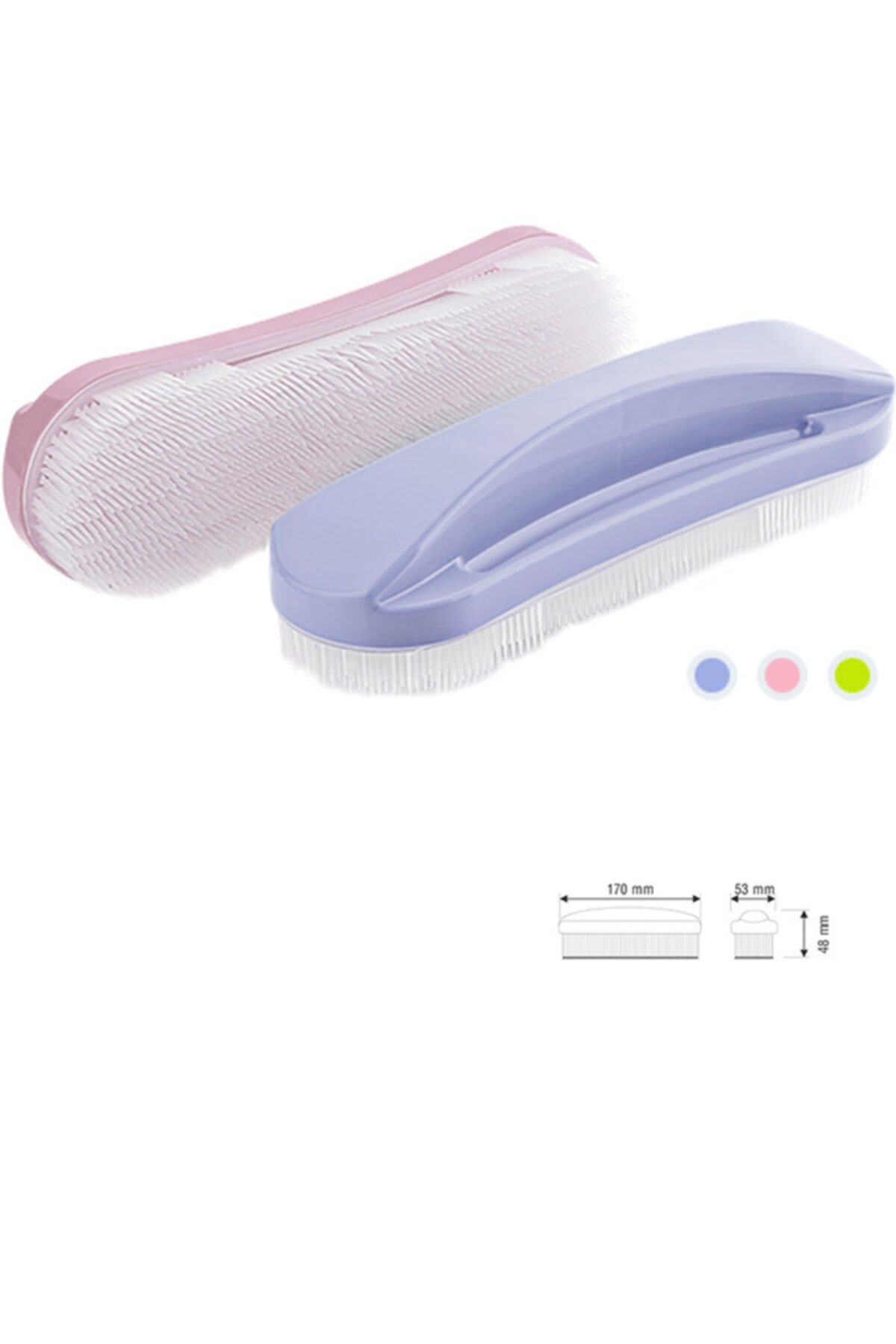 GeçerStore Ince Uçlu Koltuk Yıkama Temizleme Silme Fırçası Plastik Fırça