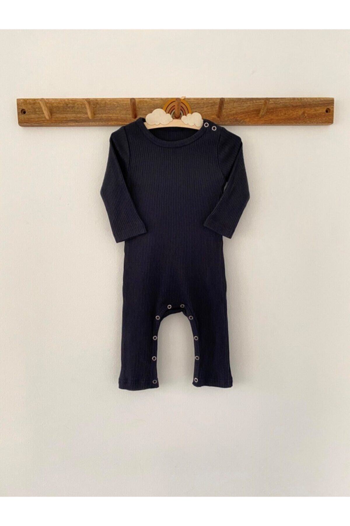 KEY KIDS Lacivert Fitilli Modal Uzun Tulum 18 Ay