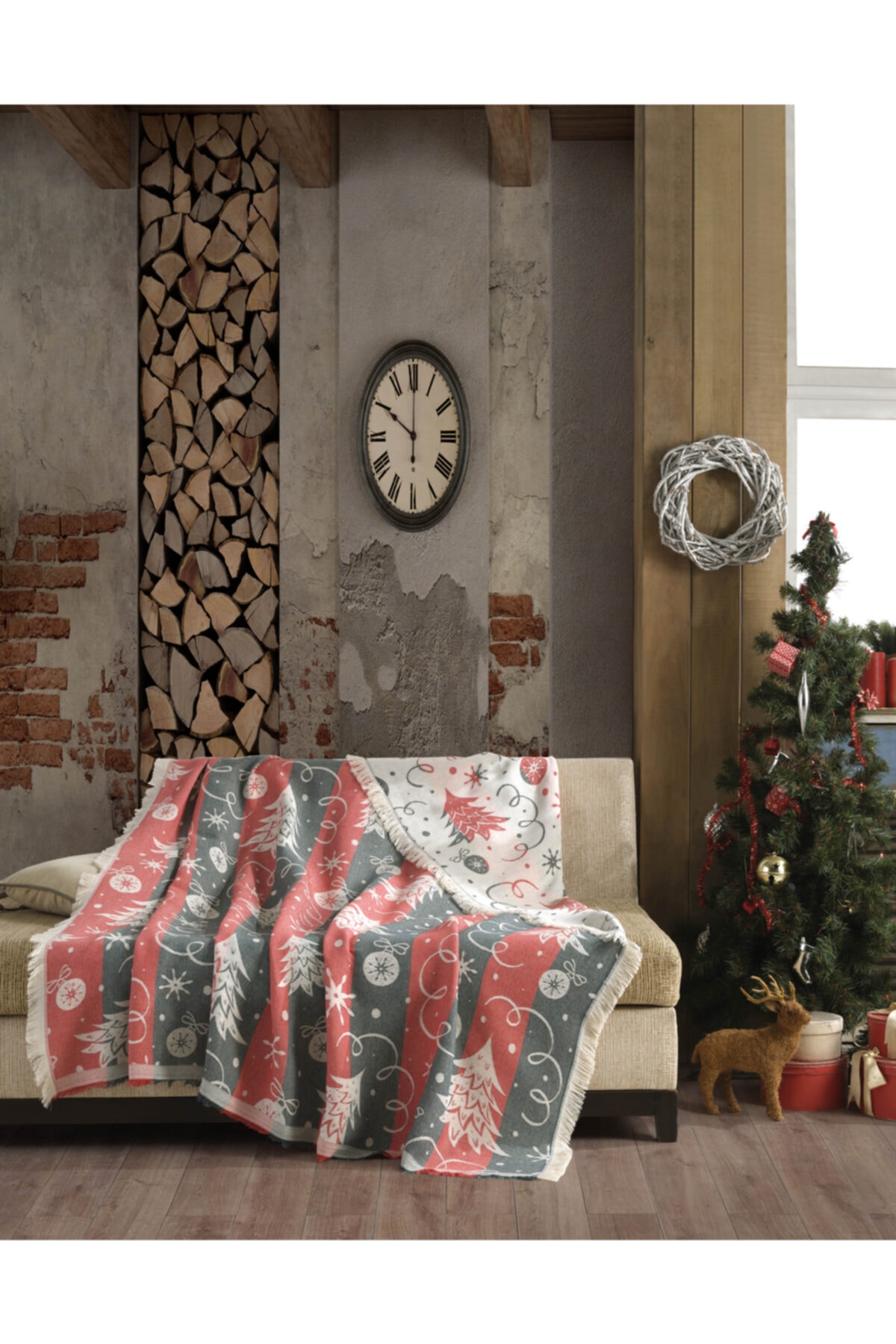 TangoTime Tek Kişilik Yılbaşı Pike Battaniye